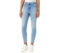 Calvin Klein Jean Femme Super Skinny Ankle Taille Haute, Bleu (Denim Light), 30W