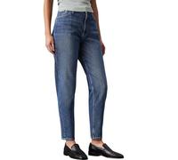 Calvin Klein MOM Jean Fuselé, Denim Dark, 26W / 28L Femme
