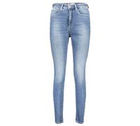 Calvin Klein - Jean Skinny Bleu en Coton avec Effet Lavé - Femme - Jeans - Bleu - Taille: W27 L30