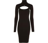 Calvin Klein Jeans 2-In-1 Roll Neck Jumper Dress CK Noir 12 (M) Female
