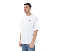 Calvin Klein Jeans - Back Logo T-shirt - Homme - Tops - Blanc - Taille: L