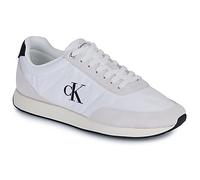 Calvin Klein Baskets Homme Retro Mix avec Logo, Blanc (Bright White/Black), 40
