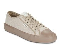 Calvin Klein Jeans Baskets basses VULC LOW LACEUP AOP CANVAS in Beige 37