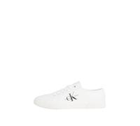 Calvin Klein Jeans Baskets Vulcanisées Femme Essential Vulcano Monogram Chaussures, Blanc (White), 39