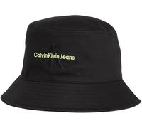 Calvin Klein Jeans Bob Femme Monogram Casquette, Noir (Black/Sharp Green), Taille Unique