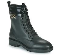 Boots femmes Calvin Klein Jeans RUBBER SOLE COMBAT BOOT W/HW Noir 38