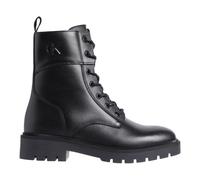 Calvin Klein Jeans - Botte de combat mi-haute zippée - Femme - Chaussures - Noir - Taille: 41 EU