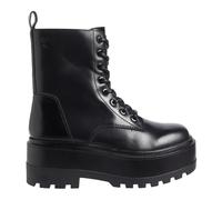Calvin Klein Jeans - Bottes à lacets compensées - Femme - Chaussures - Noir - Taille: 39 EU