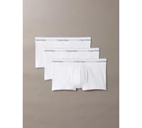 Calvin Klein Jeans Calecons et Slips Low Rise Trunk 3p 100 White/White/White