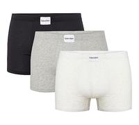 Calvin Klein Jeans Calecons et Slips Trunk 3pk 66o Grey Heather/Black/Snow Heather XL