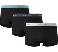 Calvin Klein Jeans Calecons et Slips Trunk 3pk, tm6 3vn Black Bodies w/Tahiti Turquoise/da M