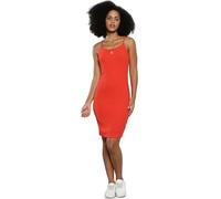 Calvin Klein Jeans Ceinture Femme Rib Dress Cuir, Rouge (Fiery Red), M
