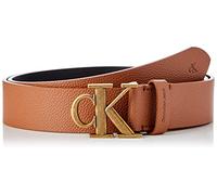 Calvin Klein Jeans Ceinture Mono Hardware 35 mm, Cognac, 100