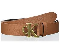 Calvin Klein Jeans Ceinture pour homme Mono Hardware 35 mm, Cognac, 95