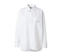 Calvin Klein Chemise Femme Poplin Relaxed Oversize, Blanc (Brilliant White), XS