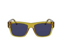 Calvin Klein Jeans CKJ23605S 701 Yellow Sunglasses Man Iniettato, Modified Rectangle, 56