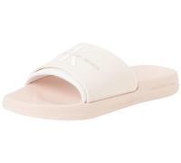 Calvin Klein Jeans Claquettes Femme Slide Monogram TPU Sandales de Bain, Rose (Peach Blush/Bright White), 40