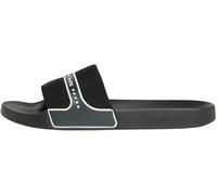 Calvin Klein Jeans Claquettes Homme Slide Neoprene Sandales de Bain, Noir (Black/Bright White), 40