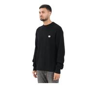 Calvin Klein Jeans Pull-over homme Ls Ez Cotton Waffle Noir Taille XL