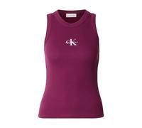 Calvin Klein Jeans - Débardeur à col rond sans manches - Femme - Tops - Rouge - Taille: 40 FR