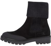 Calvin Klein Jeans Femme Combat Mid Chelsea Boot WL YW0YW01600 Bottes, Noir (Triple Black), 38 EU