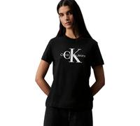 Calvin Klein Jeans Femme Core Monologo Regular Tee J20j219142 T-shirts Manches Courtes, Noir (Ck Black), S EU