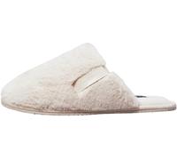 Calvin Klein Jeans Femme Hotel Slipper Fur After Glow YW0YW01593 Chaussons d'intérieur, Beige (Triple Eggshell), 38 EU