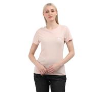 Calvin Klein Jeans Femme Lot de 2 T-Shirts Manches Courtes Monologo Slim Col Ras-du-Cou, Multicolore (Peach Whip/Bright White), S