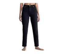 Calvin Klein Jeans Femme Mom Fit, Noir (Denim Black), 24W