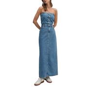 Calvin Klein Jeans, Femme, Robes, Bleu, Taille: 36 FR Robe en Coton Bleu Collection Automne/Hiver