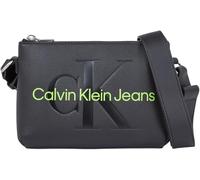 Calvin Klein Jeans Femme Sac à Bandoulière Petit, Noir (Black/Dark Juniper), Taille Unique
