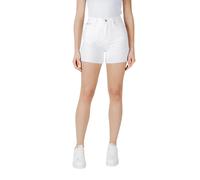 Calvin Klein Jeans, Femme, Shorts, Blanc, Taille: W27 MOM Shorts