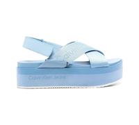 Calvin Klein Jeans - Flatform Sandal Sling In Mr - Femme - Chaussures - Bleu - Taille: 38 EU