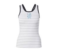 Calvin Klein Jeans Haut aqua / bleu cyan / noir / blanc, Taille M