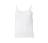 Calvin Klein Jeans Haut 'Monogram Patch Cami' blanc, Taille S-M