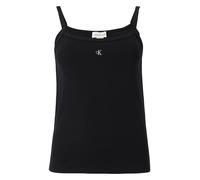 Calvin Klein Jeans Haut 'Monogram Patch Cami' noir, Taille 4XL-5XL