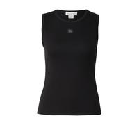 Calvin Klein Débardeur SL Woven Label 2X2 Baby Rib Cuto LV047F246G pour Femme, Noir, Taille XS