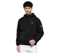 Calvin Klein Jeans Homme Blouson Padded Hooded Harrington Mi-Saison, Noir (Ck Black), XL