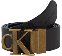 Calvin Klein Jeans Homme Coffret Cadeau Gifting Mono Ceinture Réversible, Marron (Black/Bitter Brown), 135