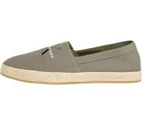 Calvin Klein Jeans Homme Espadrilles Chaussures en Toile, Vert (Dusty Olive), 45