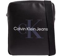 Calvin Klein Sacoche bandoulière homme CKJ Monogram Soft Reporter 18 S Noir