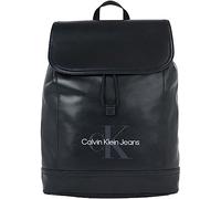 Calvin Klein Jeans Homme Sac à Dos Monogram Soft Flap Bagage Cabine, Noir (Black), Taille Unique