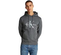 Calvin Klein Jeans Homme Sweat à Capuche Seasonal Monologo Regular avec Capuche, Gris (Endless Grey), 5XL