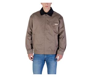 Calvin Klein Jeans, Homme, Vestes, Brun, Taille: L Veste Blouson en Coton à Fermeture Éclair