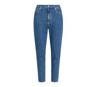 Calvin Klein Jean Femme Mom Jean Taille Haute, Bleu (Denim Medium), 34W/24L