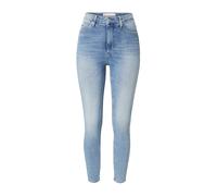 Calvin Klein Jeans Super Skinny Ankle Fit High Waist Jeans Bleu 32 Femme