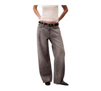 Calvin Klein Jeans - Jean Skinny en mélange de coton avec fermeture éclair - Femme - Jeans - Gris - Taille: W26