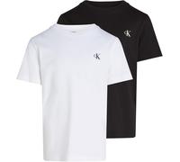 Calvin Klein Jeans 2-Pack Monogram Top Juniors Wht/Blk 0K9 8Y Unisex