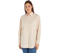 Calvin Klein Jeans Loose MONOLOGO Shirt J20J221866 Hauts tissés, Beige (Putty Beige), M Femme