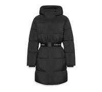 Calvin Klein Doudoune en Duvet Femme Belted Midweight Long avec Ceinture, Noir (Black), L